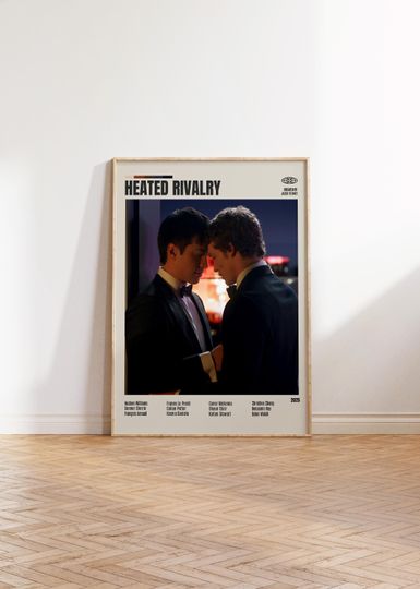 Discover Heated Rivalry TV Series Poster, Minimalist Retro Art Print