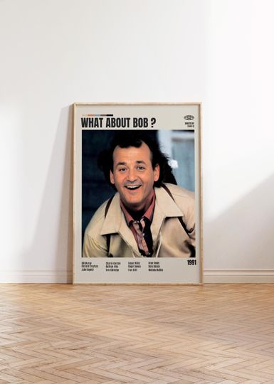 Discover What About Bob? Movie Poster, Minimalist Art Print