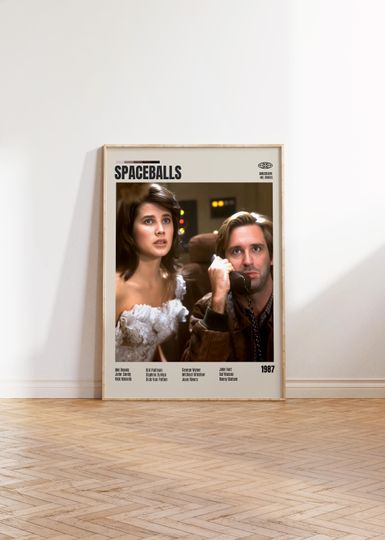 Discover Spaceballs Movie Poster, Minimalist Retro Art Print