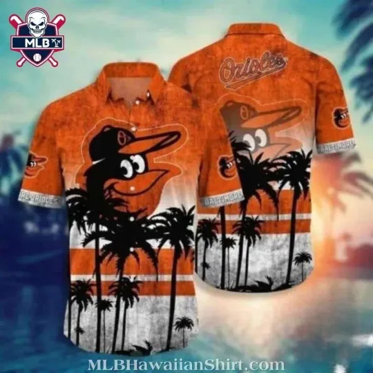 Discover Baltimore Baseball Team Orioless Beach Palm Hawaiian Shirt