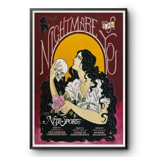 Discover Nightmare Of You Asbury Park Poster February 14, 2026 Premium Matte Vertical Poster