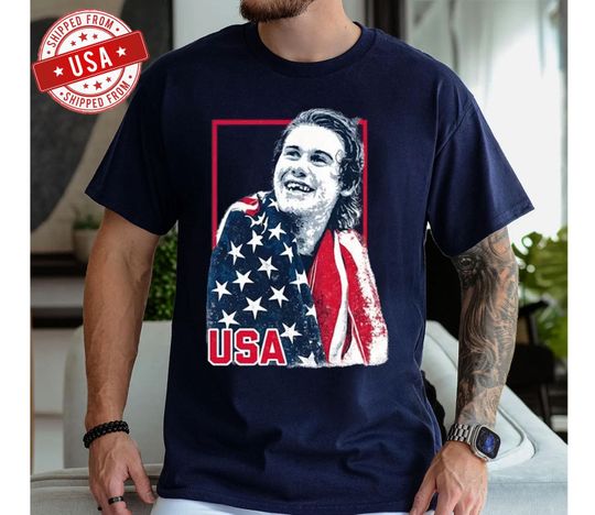 Discover Jack Hughes Usa Gold Hockey T-Shirt