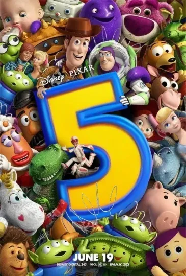 Discover Toy Story 5 Movie Poster, Premium Matte Vertical Poster, Home & Living, Posters