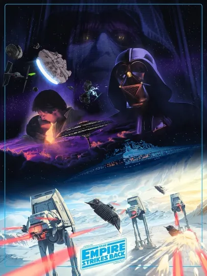 Star Wars The Empire Strikes Back Movie Poster Premium Matte Vertical Poster