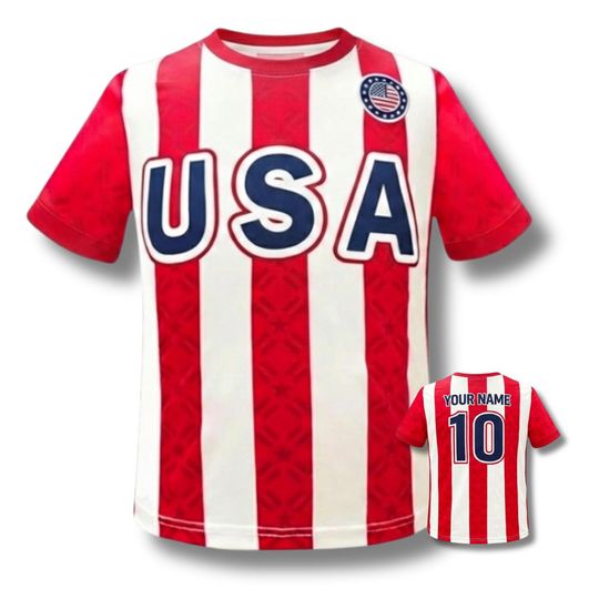 Discover Custom USA Soccer Jersey Shirt, Personalized Name Number Tee