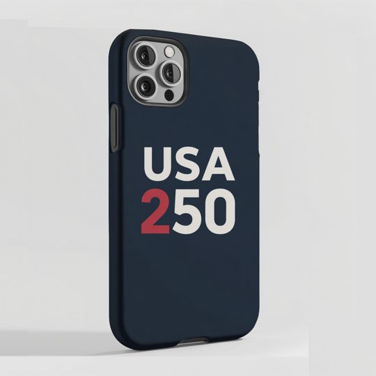 Discover USA 250 Phone Case  America 250th Anniversary Patriotic Tough Case  1776 2026 Independence Celebration Cover