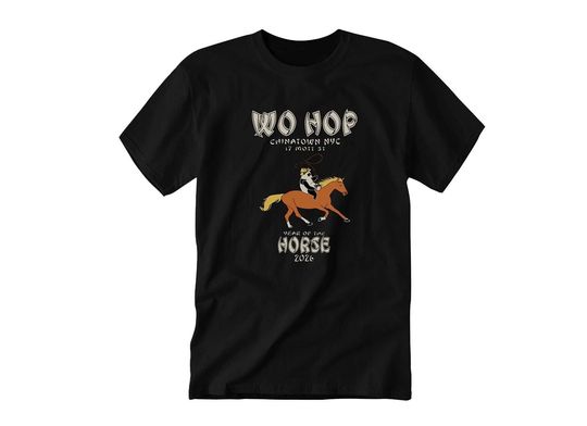 Discover 2026 Wo Hop Year of the Horse| Youth & Adult Unisex Tee Tshirt