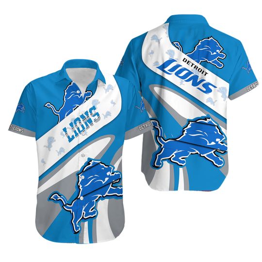 Detroit Lions Football Game Day Hawaiians Shirt, Detroit Lions Football Hawaiians Shirt