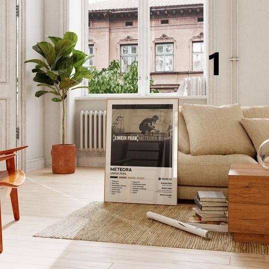 Meteora - Linkin Park - Premium Semi-Gloss Poster - Unframed