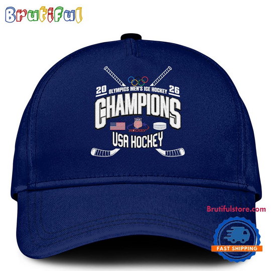 Team USA 2026 Olympic Men’s Ice Hockey Champions Limited Edition Blue Cap