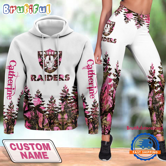 football Las Vegas Raiders Special Football Hunting Hoodie And Leggings, Football Limited Hoodie Legging Set