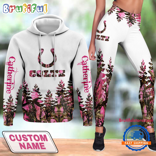 football Indianapolis Colts Special Football Hunting Hoodie And Leggings, Football Limited Hoodie Legging Set