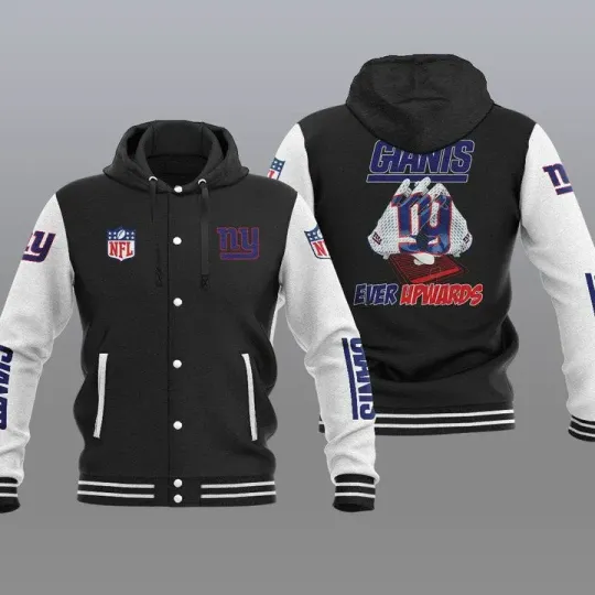 Discover New York Giants Hooded Baseball Jacket