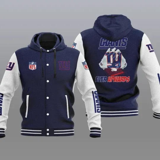 New York Giants Hooded Baseball Jacket