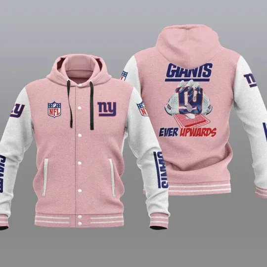 New York Giants Hooded Baseball Jacket