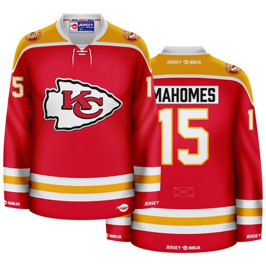 Discover Kansas City Chiefs Hockey Jersey, Gift for Fan