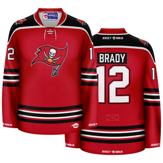 Tampa Bay Buccaneers Hockey Jersey, Gift for Fan