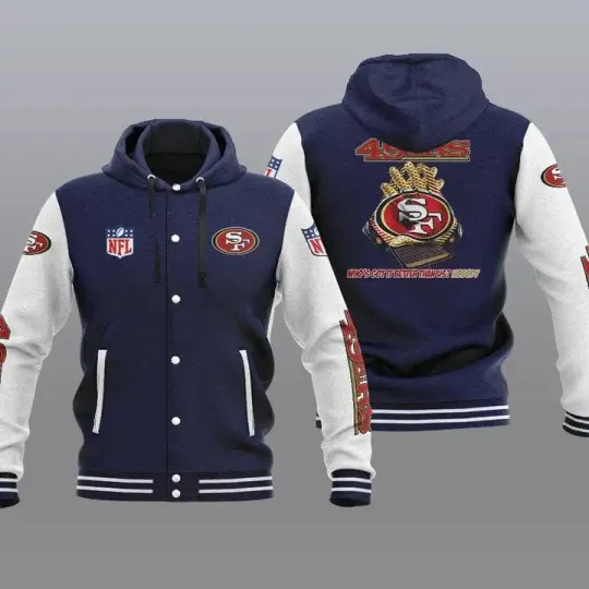 San Francisco 49ers Hooded Baseball Jacket