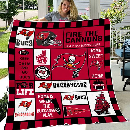 Tampa Bay Buccaneers Fleece Blanket Gift For Fan