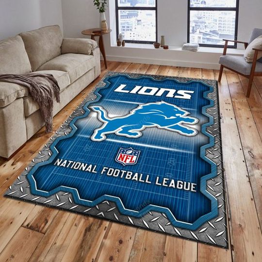 Detroit Lions Rectangle Rug