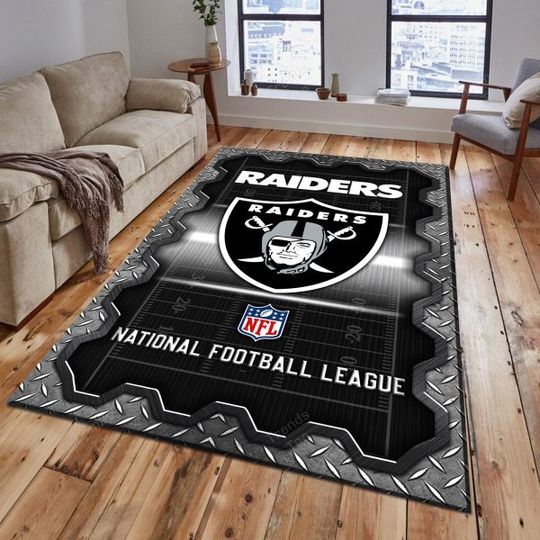 Las Vegas Raiders Rectangle Rug