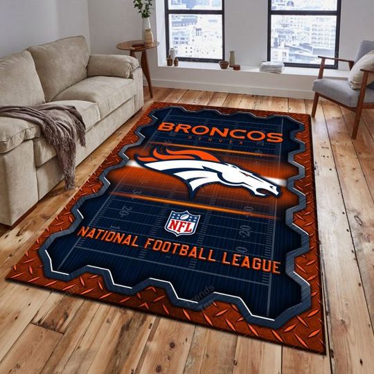 Denver Broncos Rectangle Rug