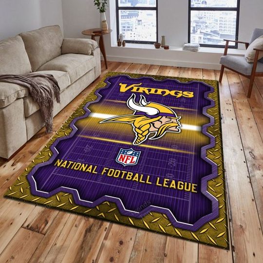 Minnesota Vikings Rectangle Rug