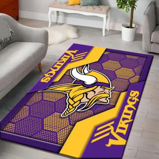 Minnesota Vikings Rectangle Rug