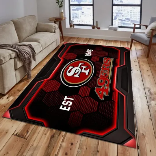 San Francisco 49ers Rectangle Rug