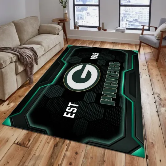 Green Bay Packers Rectangle Rug