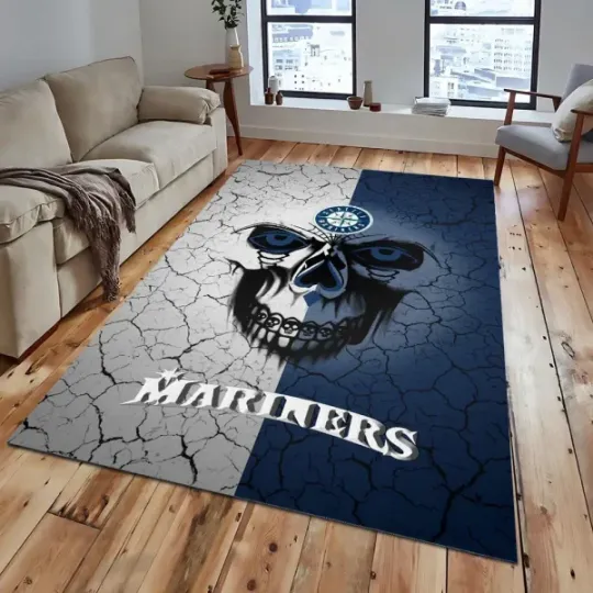 Seattle Mariners Rectangle Rug