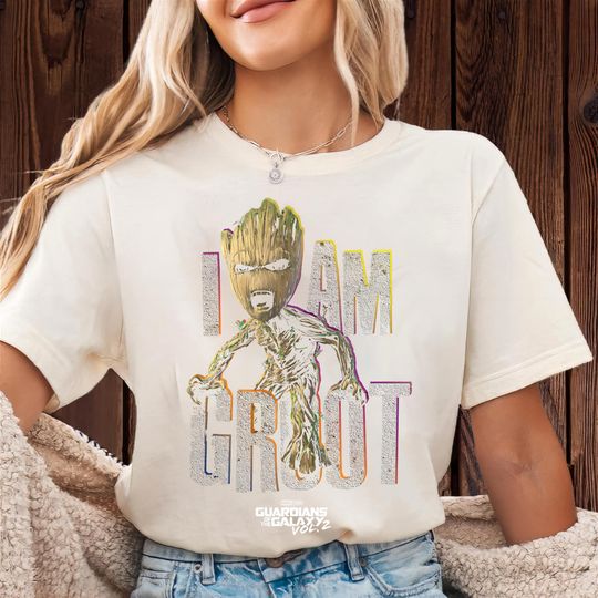 Marvel Guardians Vol.2 I am GROOT T-Shirt