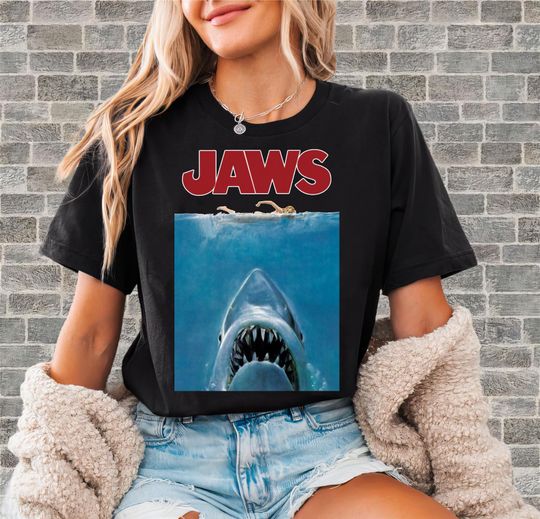 Discover Jaws Movie Poster Cool T-Shirt