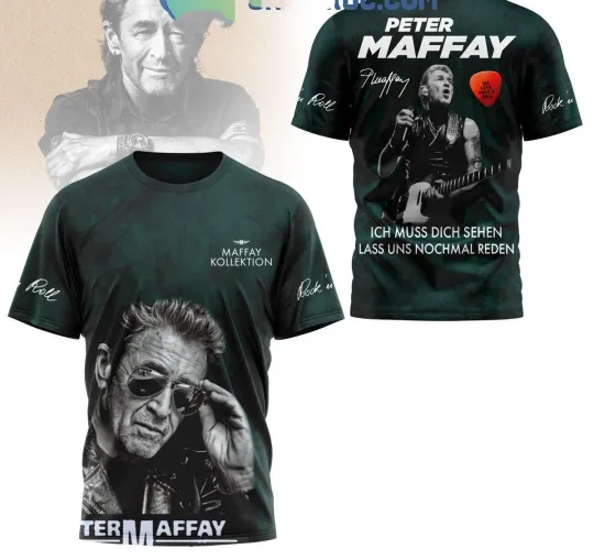 Discover AOP Peter Maffay rock n roll 3D SHIRT