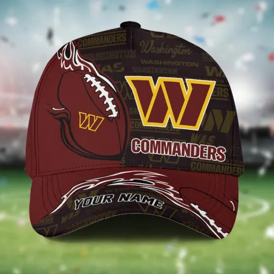 Discover Custom Name Washington Football Team Commanderss Cap For Fans