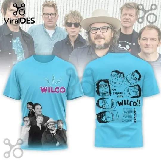 Discover Wilco Rock Band Gift For Fans 3D AOP Shirt