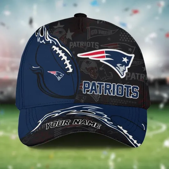 Discover Custom Name New England Football Team Patriotss Cap For Fans