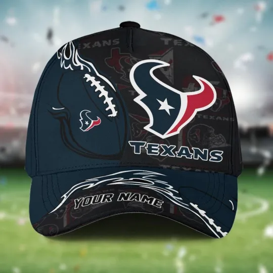 Discover Custom Name Houston Football Team Texanss Cap For Fans