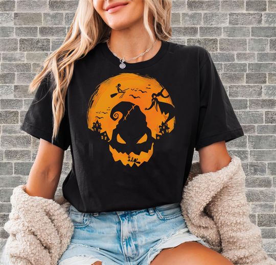 Discover Oogie Boogie Silhouette Halloween T-Shirt