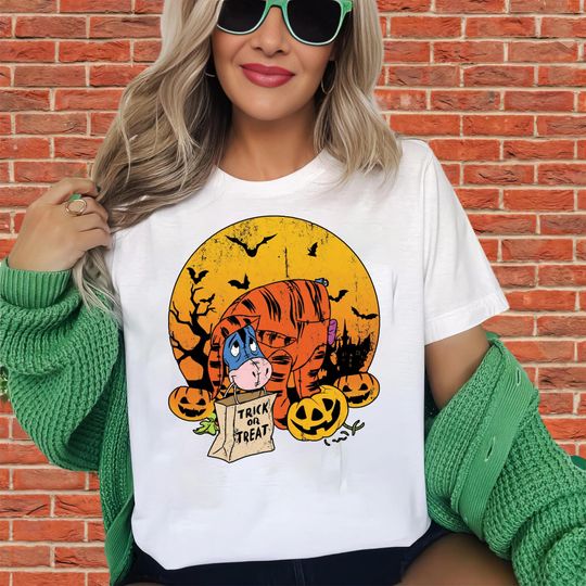 Discover Eeyore Costume Tigger Halloween T-Shirt