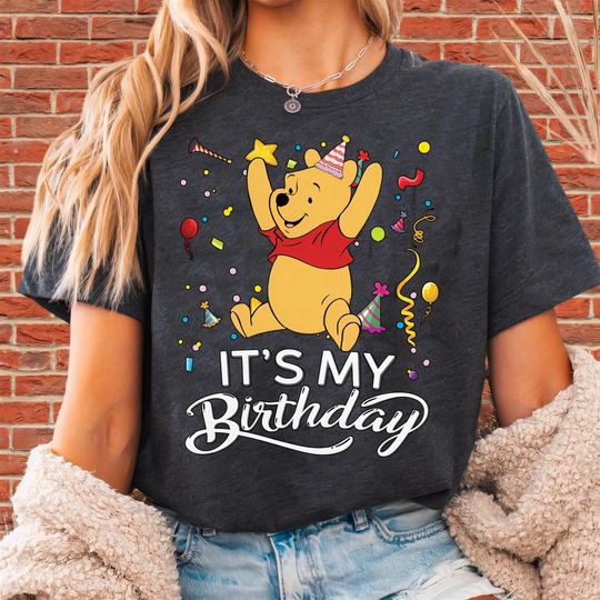 Discover Pooh Winnie the Pooh It's My Birthday T-Shirt