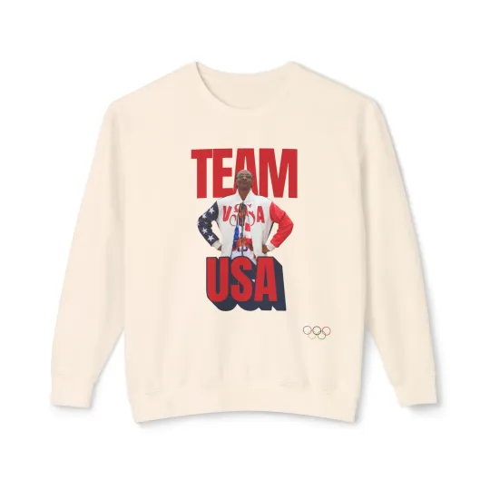 Vintage Team USA Snoop Sweatshirt for 2026 Cortina Italy Paris Olympics