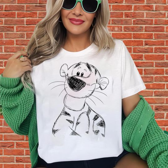 Discover Disney Tigger Sketch T-Shirt