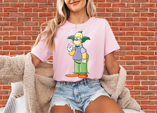 Discover The Simpsons Krusty The Clown Smoke T-Shirt