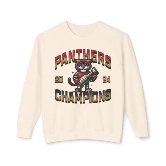 Discover 2024 Florida Panthers Stanley Cup Champions Crewneck Sweatshirt
