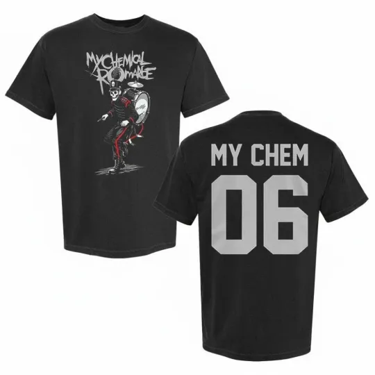 My Chemical Romance The Black Parade 2026 Tour In Chile 2 Sides T-Shirt