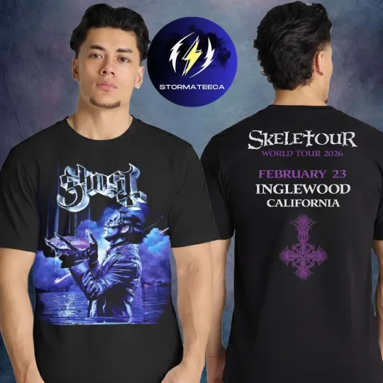 Ghost Band  World Tour 2026 Intuit Dome Inglewood CA On February 23 T-Shirt