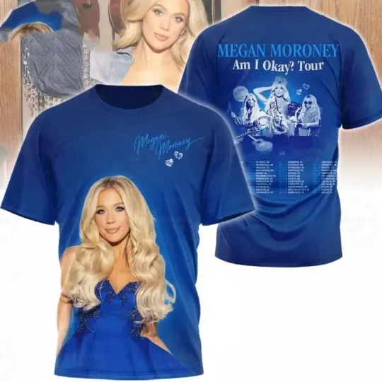 Discover Megan Moroney 3D T-shirt All sizes tour Am I Okay