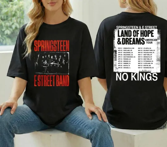 Discover 2026 Tour Bruce Springsteen and E Street Springsteen Graphic T-Shirt