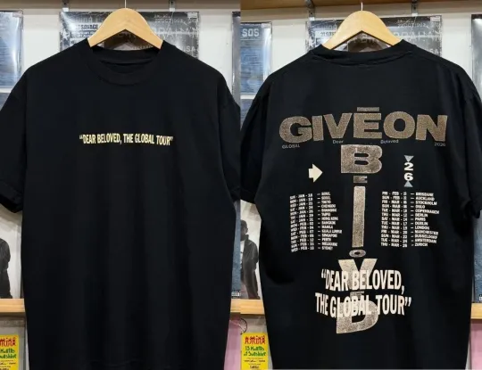 Discover Giveon Dear Beloved, The Tour 2026 Tour Dates T-shirt